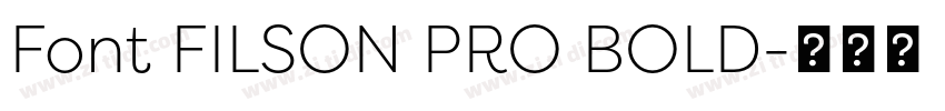Font FILSON PRO BOLD字体转换 Font FILSON PRO BOLD字体转换